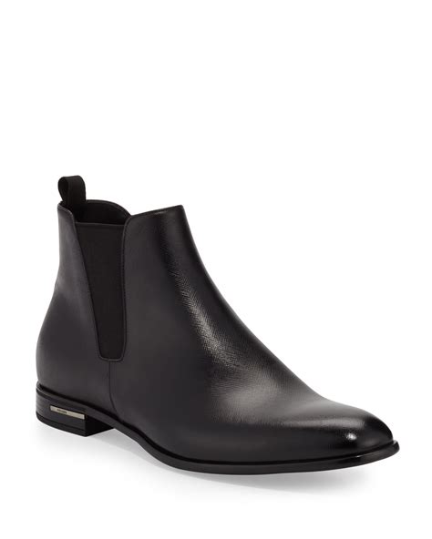 prada saffiano leather driver|prada saffiano leather chelsea boot.